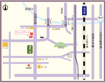クイックアート会社地図
