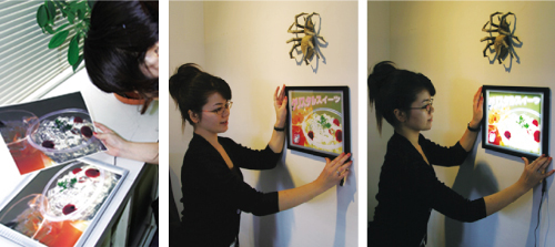 バックライトパネルと合わせた所