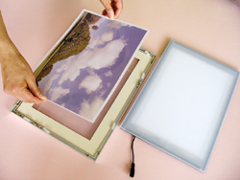 バックライトパネルと合わせた所